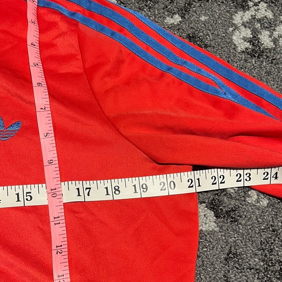 Adidas Scarlet Jacket with Azure Stripes - Picture 6 of 8